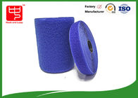 Blue Customized Adhesive Backed Hook And Loop Tape 100% Nylon Material