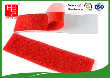 Dos collant en nylon rouge crochet de 10mm - de 150mm et bande de boucle