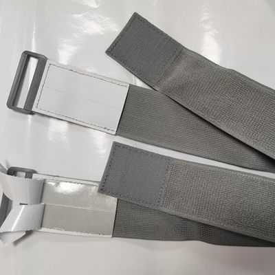 50 mm Boucle en plastique gris Boucle en crochet élastique Boucle de sangles médicales pour équipement de protection