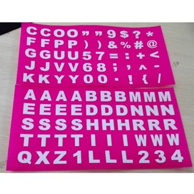 Impression personnalisée Lettres de l'alphabet crochet en nylon