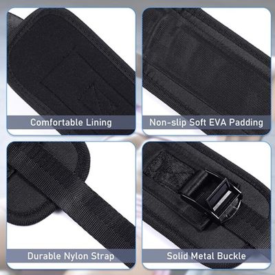 Large coussinet de ceinture de poussée pour entraînement des hanches réglable de 2 pouces pour haltères, impression personnalisée acceptée