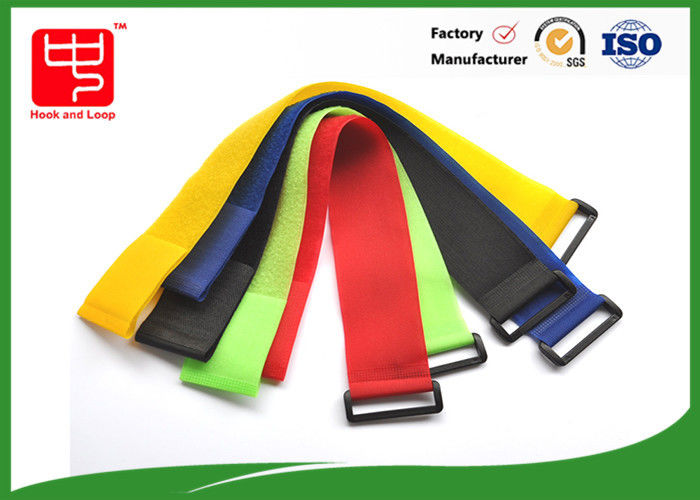 Logo Printing Loop And Hook fait sur commande attache l'utilisation jaune de couleur pour dégager le désordre