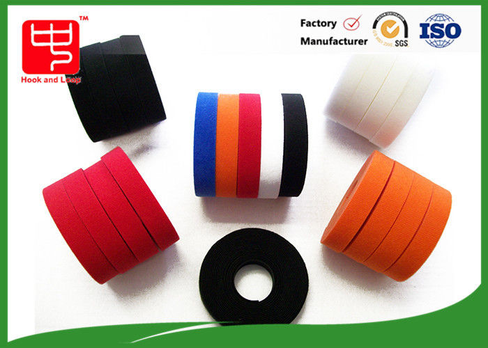 Nylon coloré de crochet et de bande de boucle/matériel de polyester 500 mètres