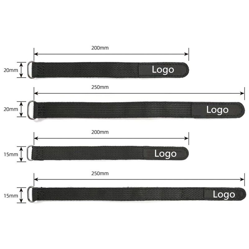 Des sangles à crochet et boucle réglables avec un support en silicone antidérapant pour un montage de batterie étroitement sécurisé et une protection électronique