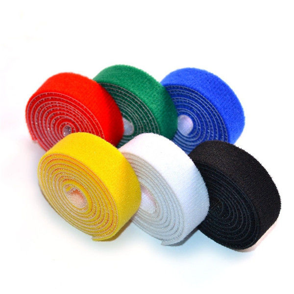 Le double multi de couleur a dégrossi boucle de crochet/bande bilatérale de douceur